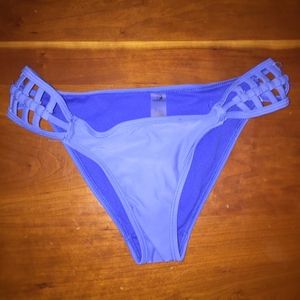 Blue Halter BIKINI top and Bottoms!
